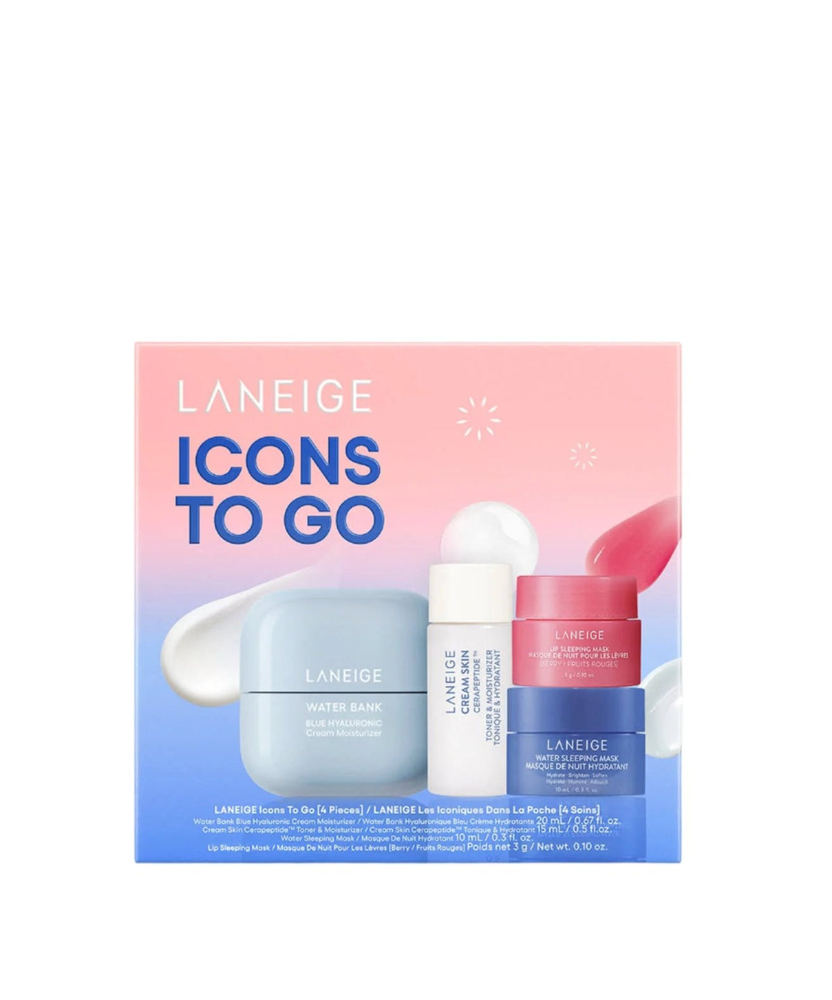 Laneige Icons To Go – 4 Piece Set